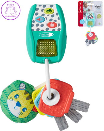 INFANTINO Baby klíčky od auta na baterie Světlo Zvuk pro miminko