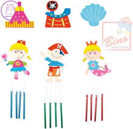 BINO Závěs se zvonky Zvonkokhra *DŘEVĚNÉ HRAČKY*