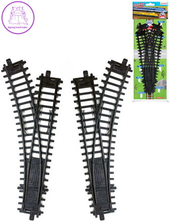 Naše železnice výhybka set 2ks koleje doplněk k vláčkodráze