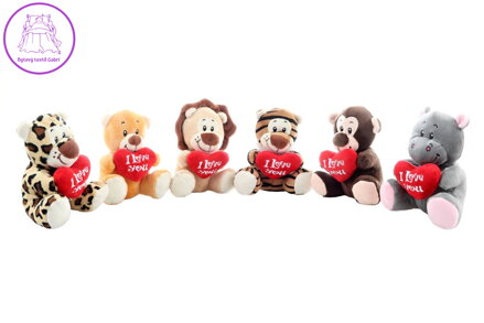 PLYŠ Zvířátko safari na výběr ze 6-ti druhů *PLYŠOVÉ HRAČKY*