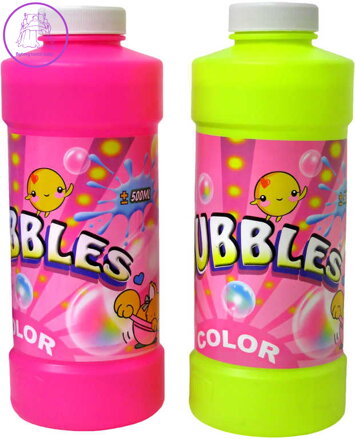 Náplň náhradní 500 ml do bublifuku plastová láhev 2 barvy