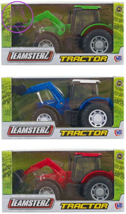 Teamsterz traktor s čelním nakladačem 3 barvy v krabičce
