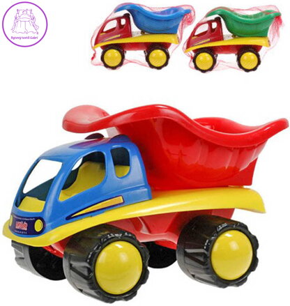 Baby auto barevné tulipan nákladní 32cm sklápěčka různé barvy pro miminko