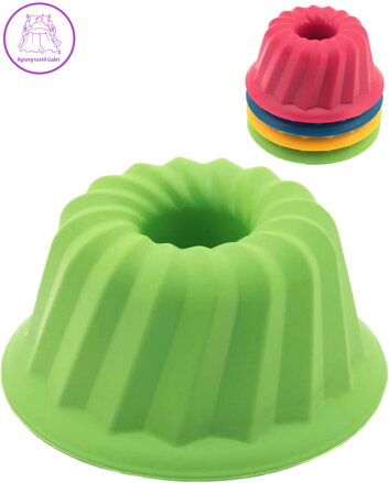 LORI 236 Baby bábovka kulatá 12x7cm na písek 4 barvy plast