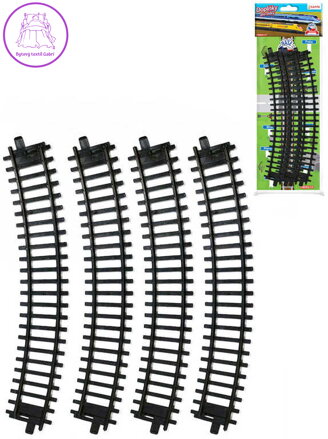 Naše železnice kolej zahnutá set 4ks oblouk doplněk k vláčkodráze