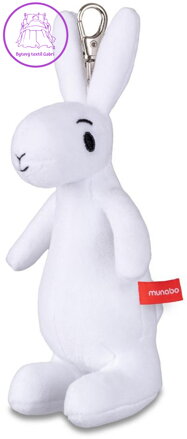 MORAVSKÁ ÚSTŘEDNA PLYŠ Králík Bobek přívěsek s karabinkou (Bob a Bobek)