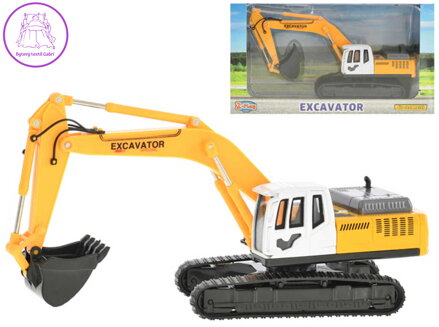 Bagr kovový pásový 22cm volný chod pracovní stroj