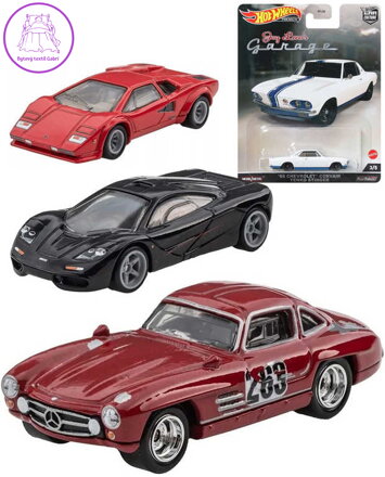 MATTEL HOT WHEELS Prémiové auto Velikáni model kovový 5 druhů 1:64