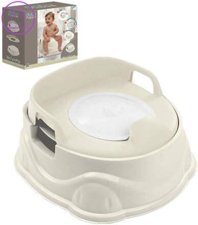 DOLU Nočník / sedátko na WC / baby stolička 3v1 béžová