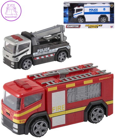 Teamsterz auto kovové vozidlo 1:43 záchranáři 3 druhy v krabici