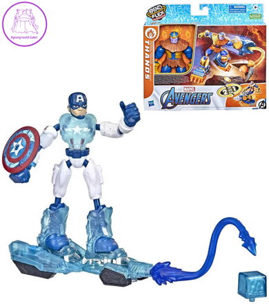 HASBRO Akční figurka mise Bend and Flex 15cm 2v1 set s doplňky 2 druhy plast