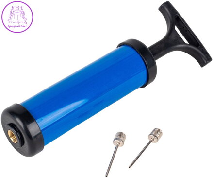 ACRA Pumpička ruční 17cm set s jehlou modrá