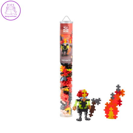 STAVEBNICE Plus-Plus Hasič (100 ks) v tubě plast