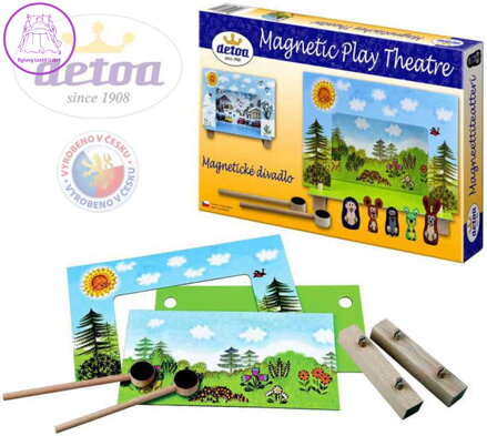 DETOA  Divadlo Krtek (krteček) magnetické  * DŘEVĚNÉ HRAČKY *