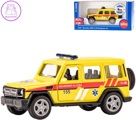SIKU Super auto Ambulance sanitka Mercedes AMG G65 model kov CZ 2345