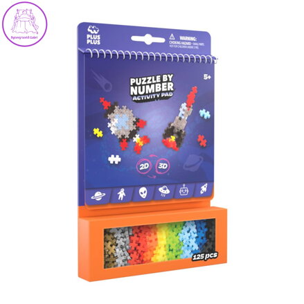 STAVEBNICE Plus-Plus Vesmír 6motivů 2D i 3D tedy 12v1