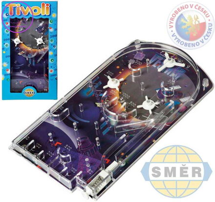 SMĚR Hra Tivoli II velká kuličková dráha s překážkami plast