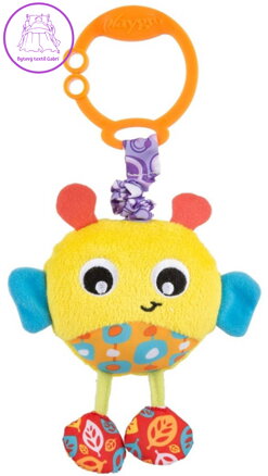 PLAYGRO PLYŠ Baby včelka na natažení vibrační pro miminko