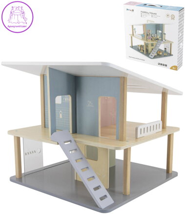 VIGA DŘEVO PolarB Chaloupka domeček pro panenky *DŘEVĚNÉ HRAČKY*