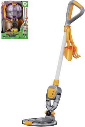 Detektor kovů malý hledač pokladů plastový na baterie Světlo Zvuk