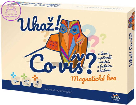 SEVA Hra magnetická vědomostní Ukaž! co víš? *SPOLEČENSKÉ HRY*