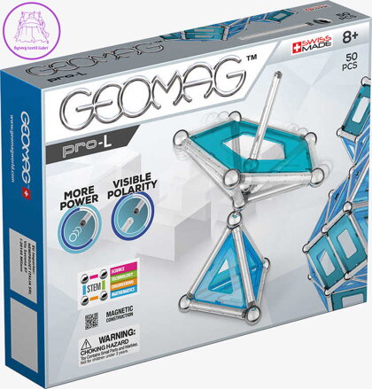 GEOMAG Pro-L 50 dílků magnetická STAVEBNICE