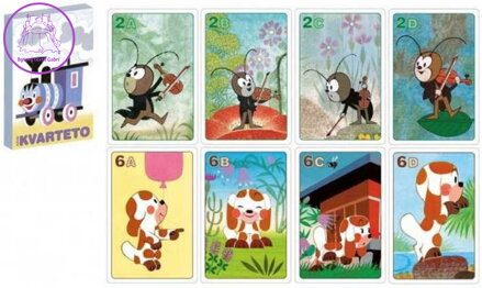 AKIM Hra karetní Kvarteto Mašinka *SPOLEČENSKÉ HRY*