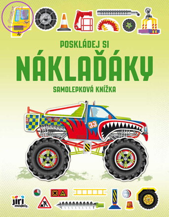 JIRI MODELS Poskládej si náklaďáky samolepková knížka