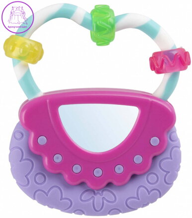 PLAYGRO Chrastítko a kousátko moje první baby kabelka pro miminko