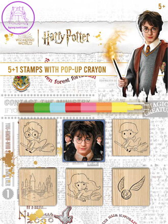 JIRI MODELS Razítka 5+1 s pop-up voskovou Harry Potter