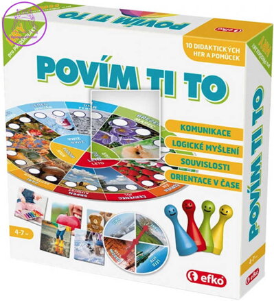 EFKO Soubor her Povím ti to 10 didaktických her a pomůcek v krabici