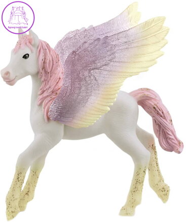 SCHLEICH Koník Bayala Pegas hříbě figurka ručně malovaná
