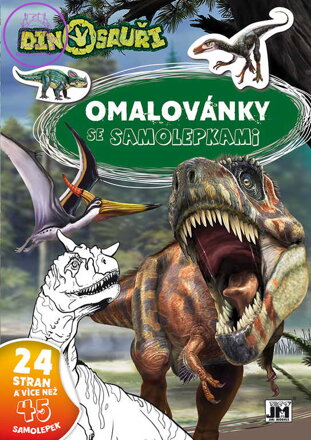 JIRI MODELS Omalovánky A4+ Dinosauři