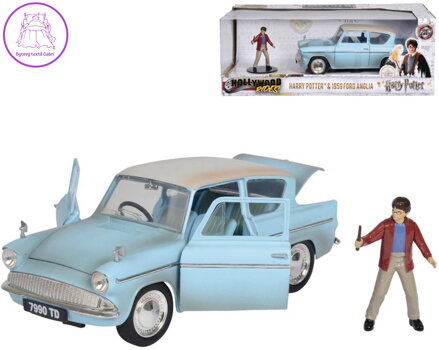 JADA Auto Ford Anglia 1959 volný chod set s figurkou Harry Potter