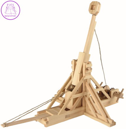 WALACHIA Trebuchet W73 Creative Kit DŘEVĚNÁ STAVEBNICE