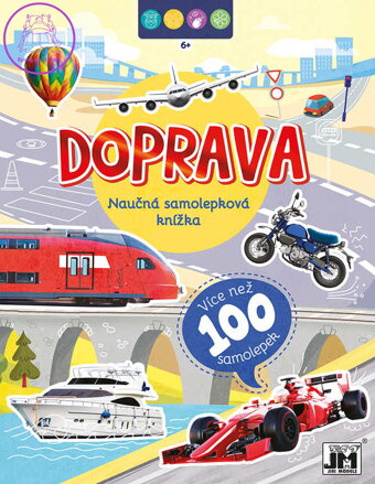 JIRI MODELS Naučná samolepková knížka Doprava