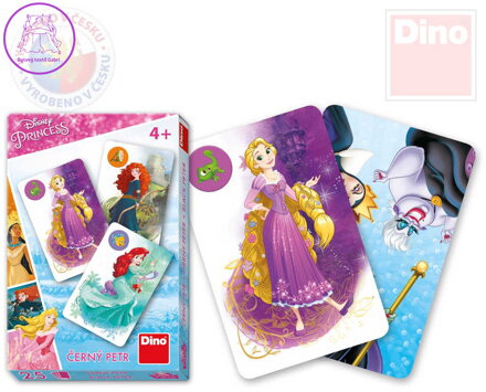 DINO Hra karty Černý Petr Disney Princezny v krabičce *SPOLEČENSKÉ HRY*