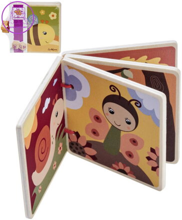 EICHHORN DŘEVO Baby knížka dřevěná zvířátka *DŘEVENÉ HRAČKY*