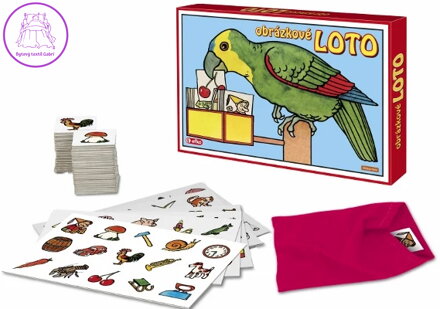 EFKO HRA Obrázkové Loto 90 karet Neprakta *SPOLEČENSKÉ HRY*