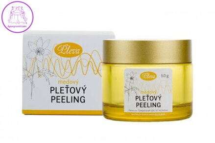 Pleťový peeling medový