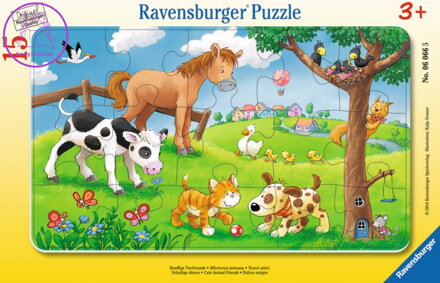 RAVENSBURGER Puzzle Roztomilí kamarádi 15 dílků