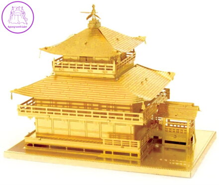 METAL EARTH 3D puzzle Chrám Kinkaku-ji (zlatý)