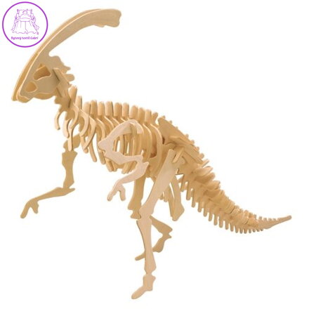 WOODEN TOY , WCK 3D puzzle Parasaurolophus