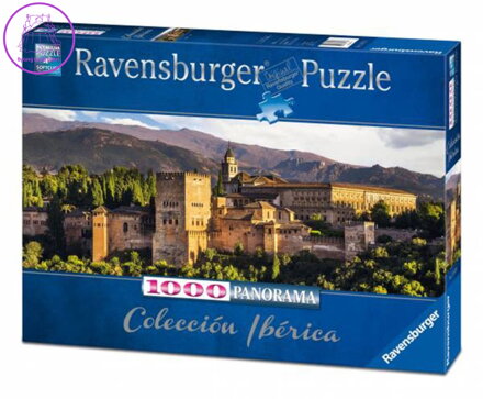 RAVENSBURGER Panoramatické puzzle Alhambra 1000 dílků
