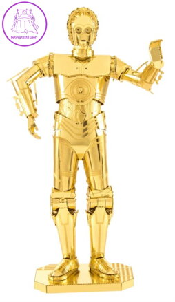 METAL EARTH 3D puzzle Star Wars: C-3PO (zlatý)