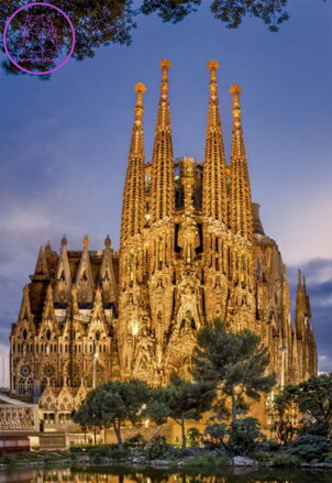 EDUCA Puzzle Sagrada Familia, Barcelona (Španělsko) 1000 dílků