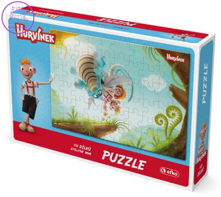 EFKO Puzzle Hurvínek a kouzelné muzeum: Letíme 60 dílků