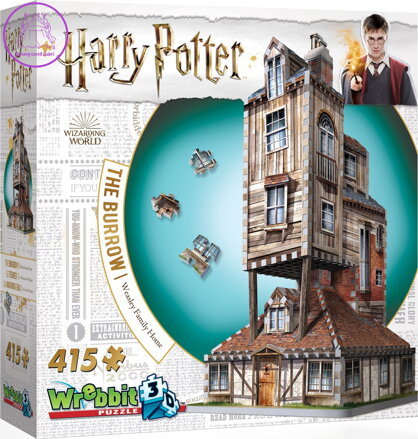 WREBBIT 3D puzzle Harry Potter: Doupě 415 dílků