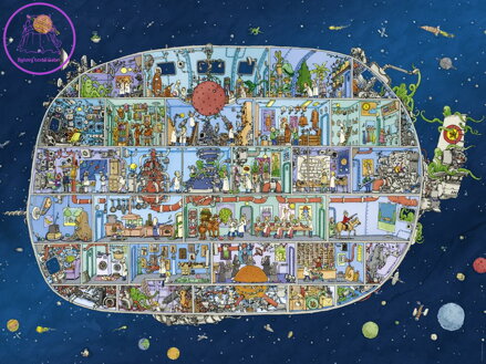 HEYE Puzzle Vesmírná loď 1500 dílků