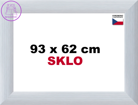 BFHM Alaska hliníkový rám na puzzle 93x62cm - stříbrný